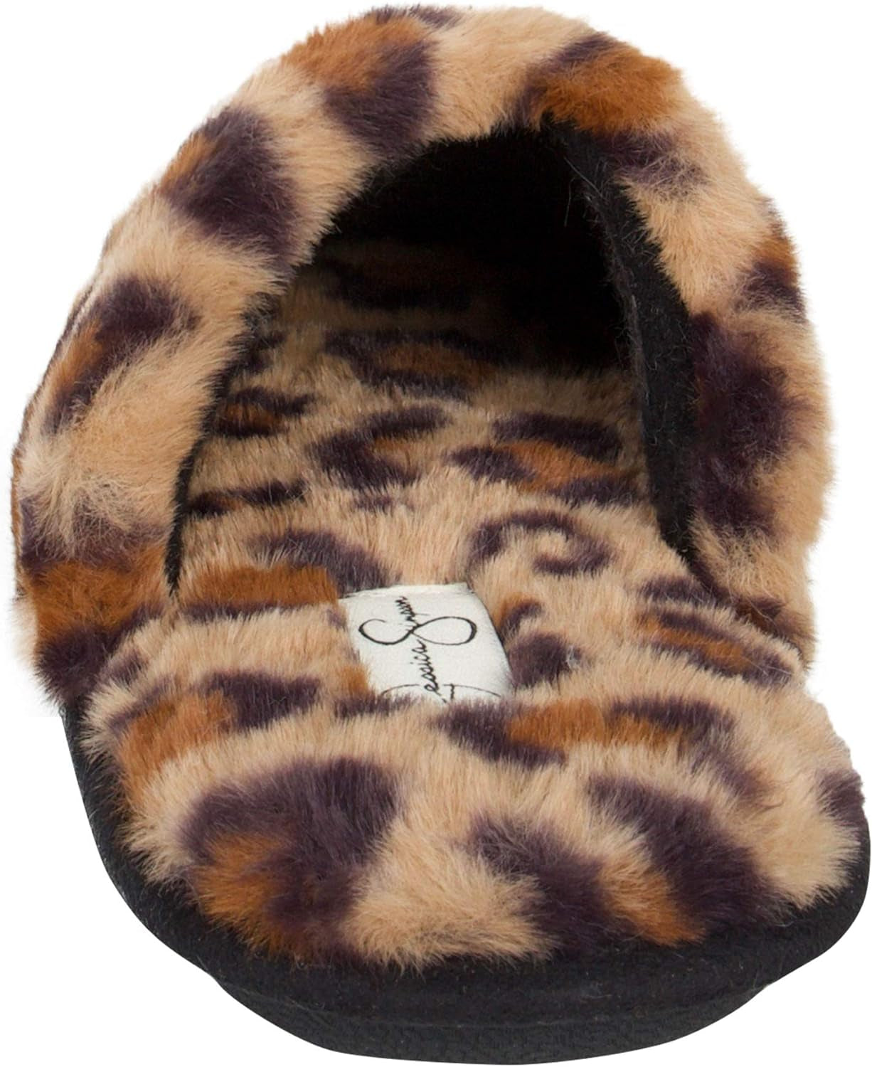 Women'S Comfy Faux Fur House Slipper Scuff Memory Foam Slip on Anti-Skid Sole